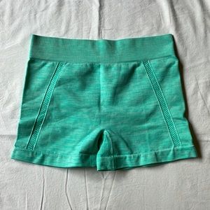 Body Glove mint green spandex shorts